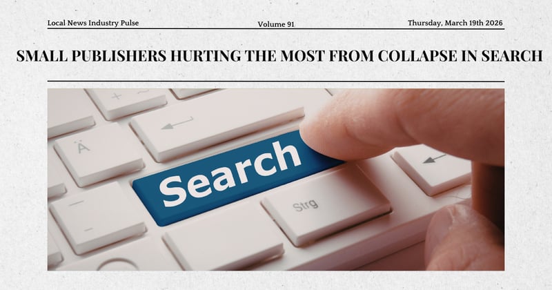 📉 Small publishers hurting the most from collapse in search 