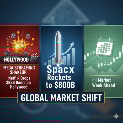 π¨ MEGA STREAMING SHAKEUP: Netflix Drops $83B Bomb on Hollywood | SpaceX Rockets to $800B | Market Week Ahead