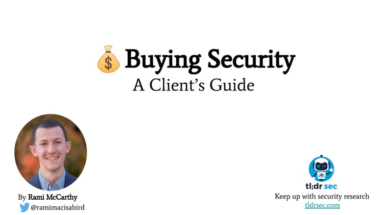 Buying Security