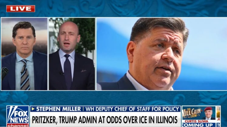 Stephen Miller: SEDITIOUS CONSPIRACY Charges Might Be Coming For Illinois Gov. JB Pritzker