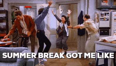 A lot of people take breaks in the summer...