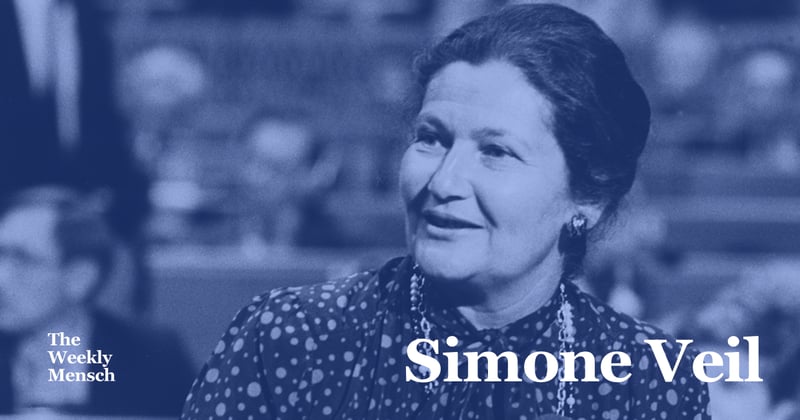 The Weekly Mensch: Simone Veil
