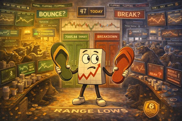 Flip, Flop, Repeat – SPX Tests Range Lows While RUT Eyes Another NATH | SPX Market Briefing | 15 Jan 2026