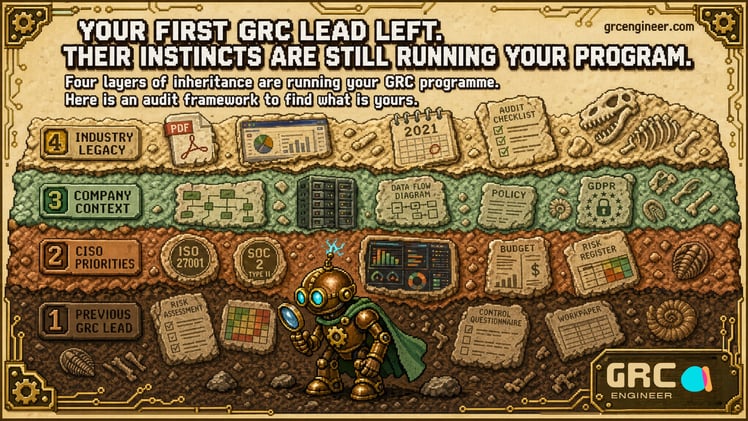 ⚙️ Your First GRC Lead Left. Their Instincts Are Still Running Your Program.