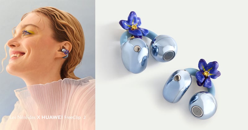 Collab Les Néréides & Huawei Freeclip 2  