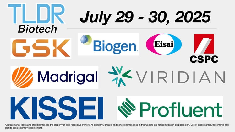Biotech & Pharma Updates | July 29 - 30, 2025