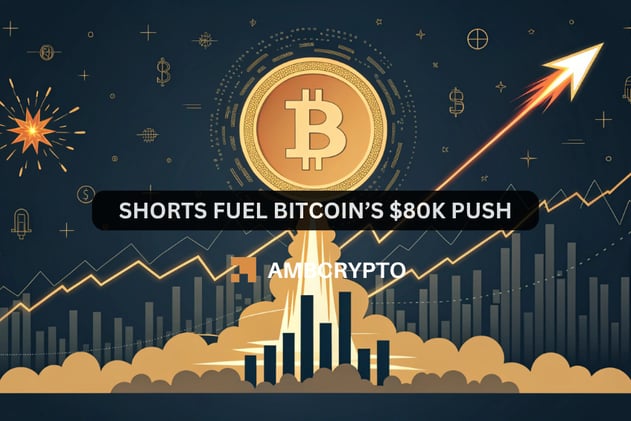 Shorts fuel Bitcoin’s $80K push