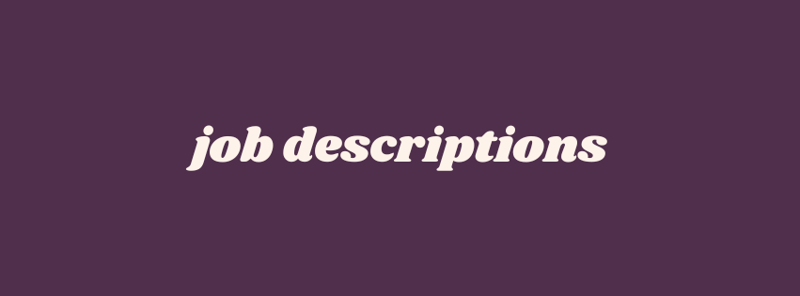 Career hot takes: Job descriptions