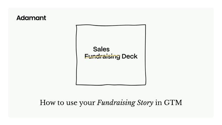 How to use your Fundraising Story in  GTM