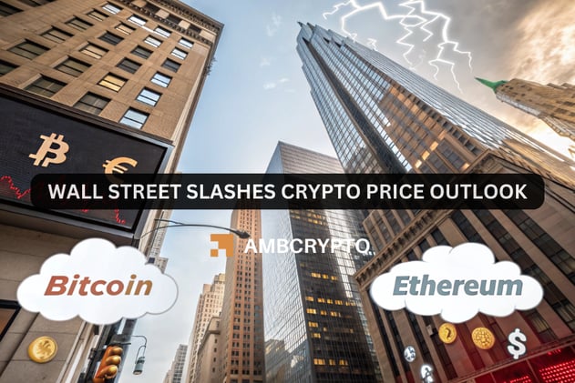 Wall Street slashes crypto price outlook