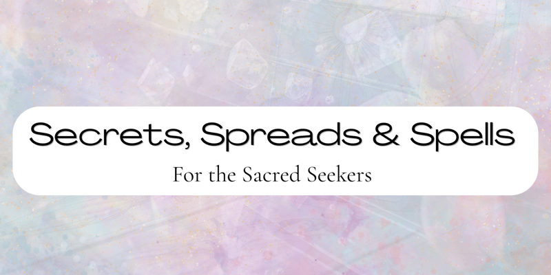 🌕 Secrets, Spreads & Spells — The Quiet Becoming: New Moon Seeds & Soulful Stillness