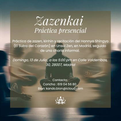 Zazenkai - Práctica Presencial