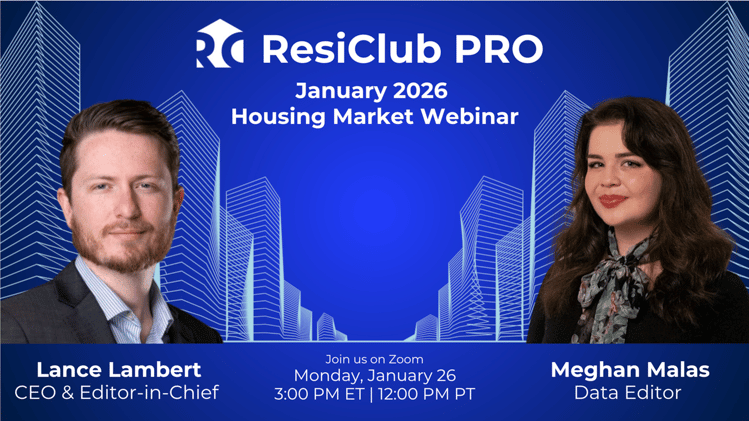 The state of the housing market in January 2026, as told by ResiClub