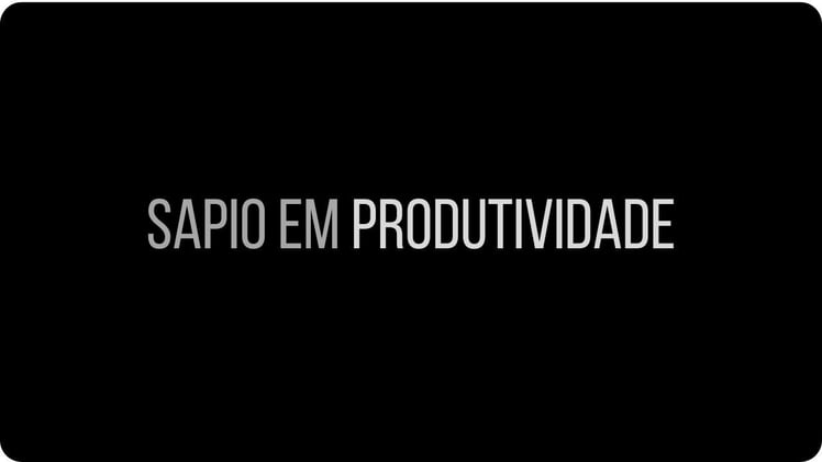 Sapio em "Produtividade"