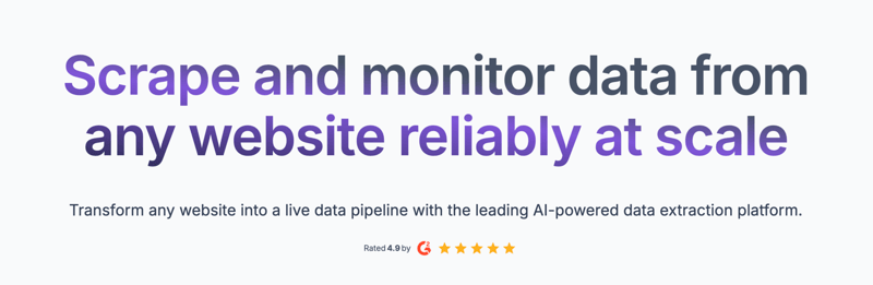 🐕 The #1 AI Web Scraper & Monitoring Platform - Issue 72