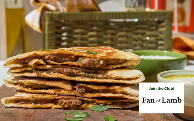 Fan of Lamb: Crispy Lamb-Stuffed Pitas