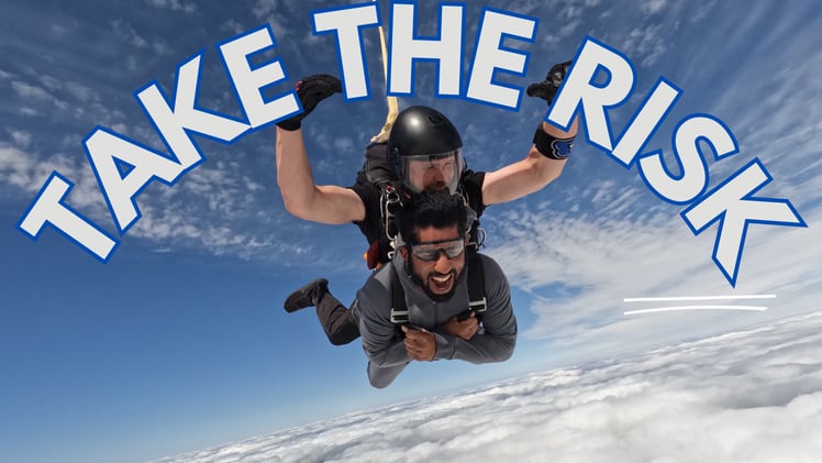 Why You Should take MORE Risks in Life (and how).