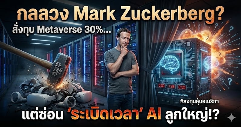 กลลวงพี่มาร์ค?? สั่งทุบ Metaverse 30%!... แต่ซ่อน "ระเบิดเวลา AI" ลูกใหญ่!?