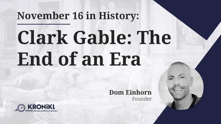 Clark Gable: The End of an Era
