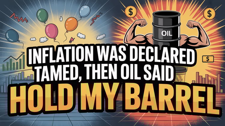 Inflation Was Declared Tamed, Then Oil Said Hold My Barrel