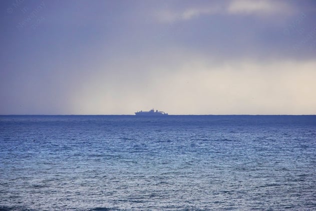 April 2 - Warship on the horizon?