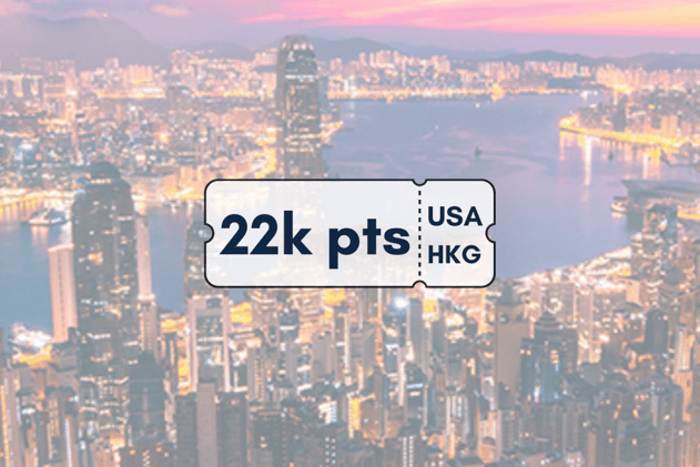 Deal Alert: Fly to Hong Kong for Just 22k Points