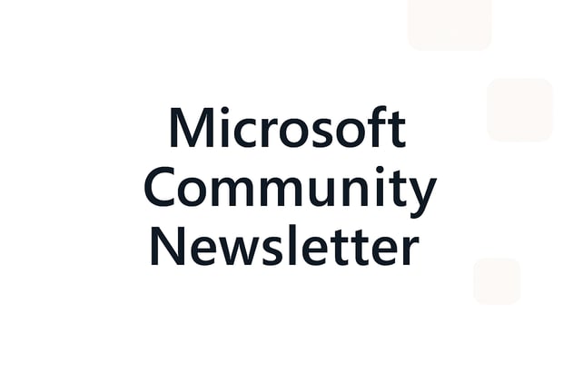 Microsoft Community: Community Updates and MVP Summit