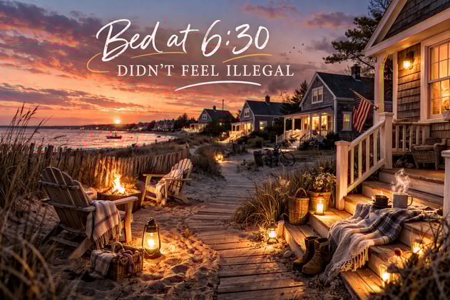 🐚 Bed at 6:30 didn’t feel illegal