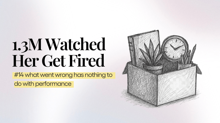 1.3M watched her get fired