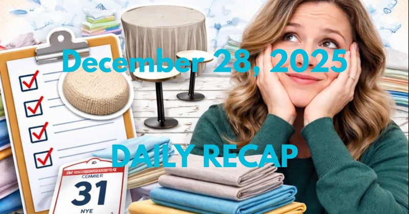 December 28, 2025 – Daily Recap