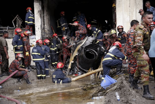 At Least 19 Dead And Over 160 Injured After Military Jet Crashes Into Bangladesh School