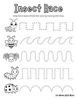 Insect Race Worksheet