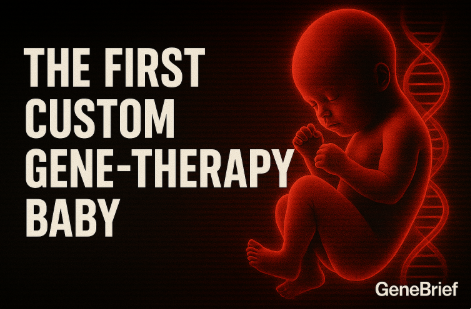 World's First Personalized Gene Edit Saves Baby | GeneBrief #001