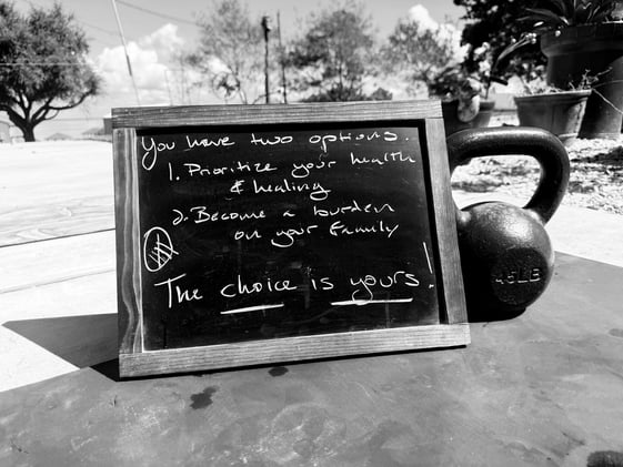 Two Options: Do the Work or Be a Burden