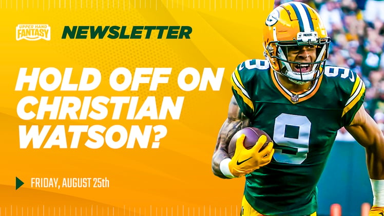 Hold off on Christian Watson? 🧀