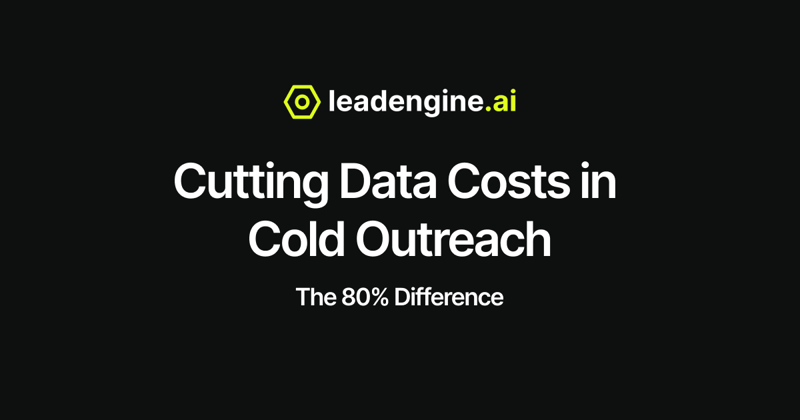 Cutting Data Costs in Cold Outreach