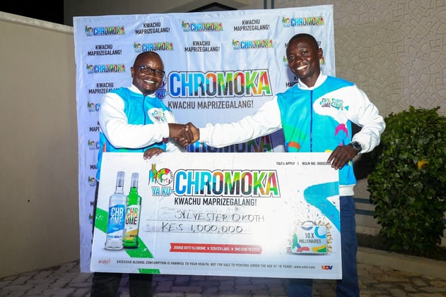 Two More Million Up for Grabs as EABL's Chrome's 'Chromoka' Campaign Celebrates Crowning Eight Millionaires So Far
