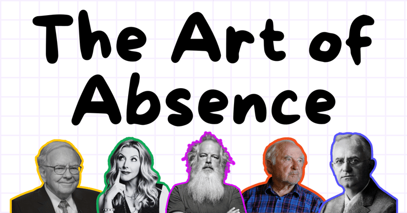 The Art of Absence