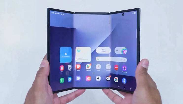 How is Galaxy Z TriFold different from previous Samsung foldables