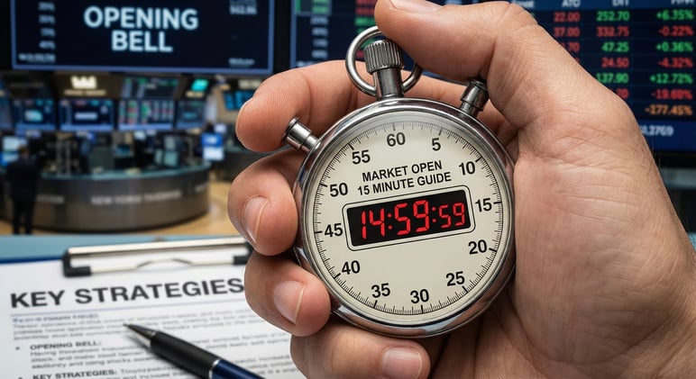 【美股輕鬆談】開盤15分鐘指南:看懂主力8種劇本,你要的不是更多指標,是簡單「操作的SOP」