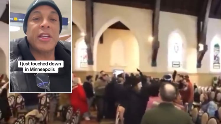 Don Lemon & Anti-ICE Protestors STORM Minneapolis Church
