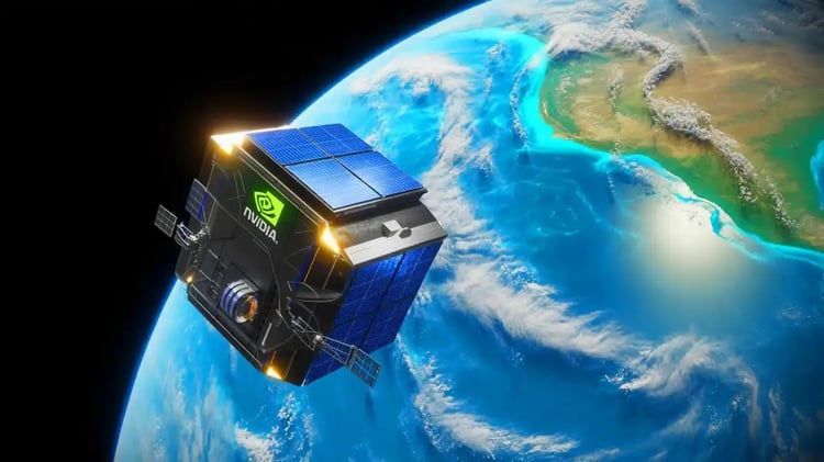 Nvidia บุกอวกาศ!! สร้าง "Data Center ลอยฟ้า" เทรน AI ไม่ต้องง้อไฟโลก!!