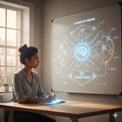 Mindfulness & Wellness - Clarity Map — Think in 3 Planes, Execute Without Friction 🗺️🧠