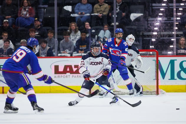 Tabor Heaslip named Hockey East Best Defensive Forward
