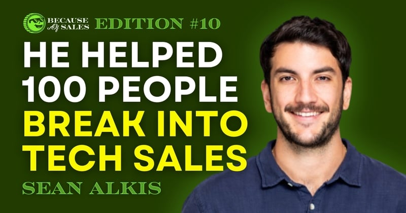 😎 Sean the tech sales hiring machine, breaking down a $1mm deal, and lying on your resume