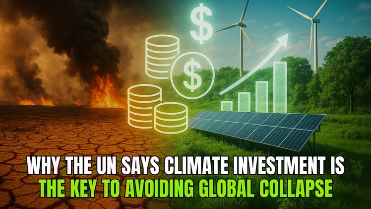 🌱 Why the UN Says Climate Investment Is the Key to Avoiding Global Collapse 🌍💰