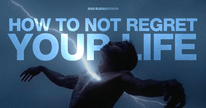 How to not regret your life (easy actually)