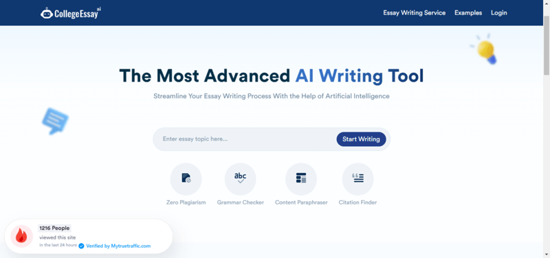CollegeEssay.org’s AI Essay Writer