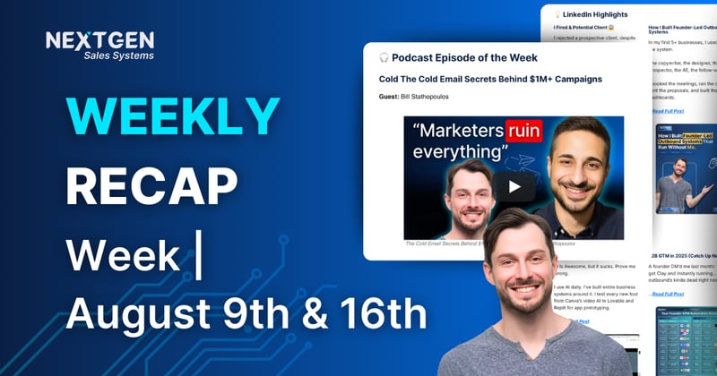 Ben Reed's Weekly B2B Growth Insights & Highlights | August 9th & 16th, 2025