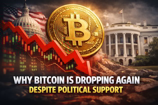 Why Bitcoin Is Dropping Again Despite Political Support